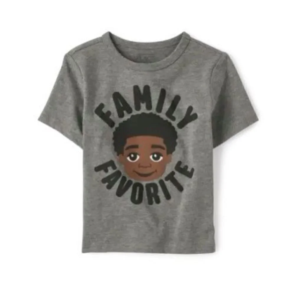 The Children’s Place Toddler Boy’s FAMILY FAVORITE Short Sleeve Graphic Tee 2T